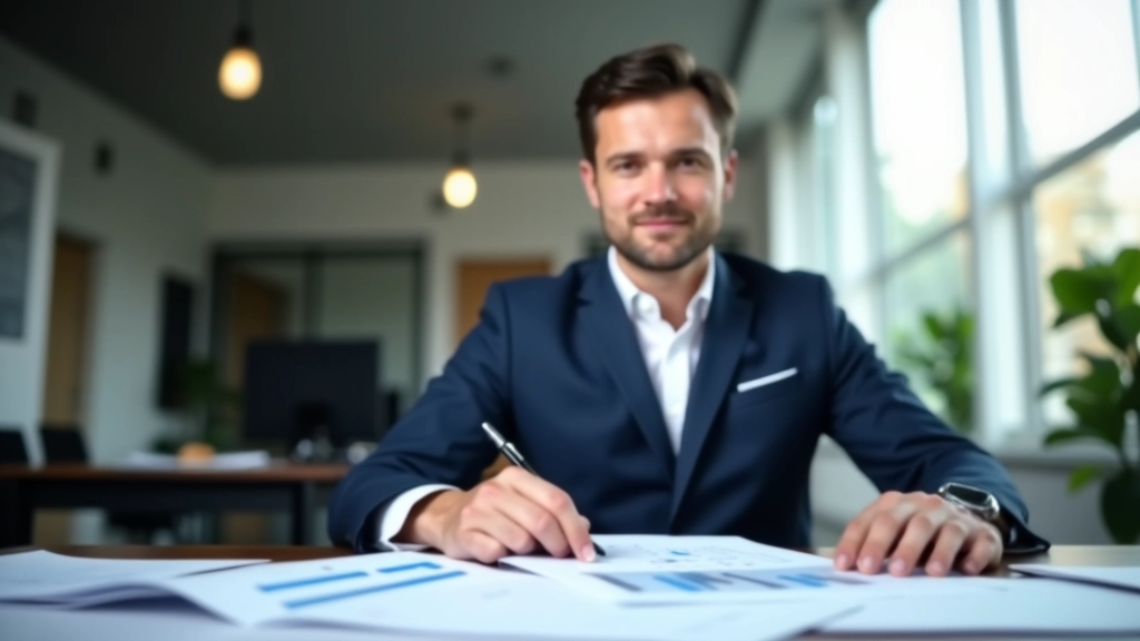 Ekonom pracuje na analýze dat PMI a HDP s grafy a tabulkami v kanceláři